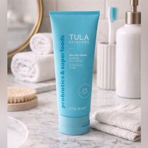 TULA Skincare Cult Classic Purifying Face Cleanser | Probiotic Gel Cleanser 6.7